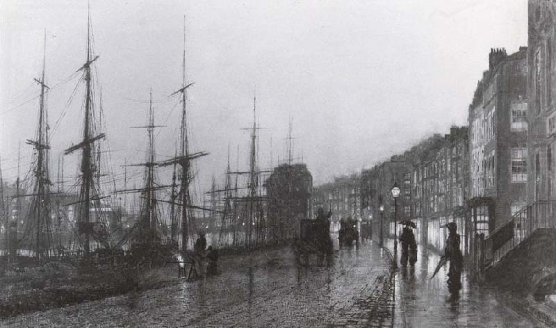 Shipping on the Clyde, Atkinson Grimshaw